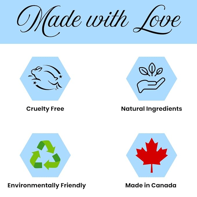 Natural Body Soap Bar with Long Lasting Scent Moisturizing Formula made in Canada for Men and Women. Multi-Pack (6-Pack Collection, All Scents)
