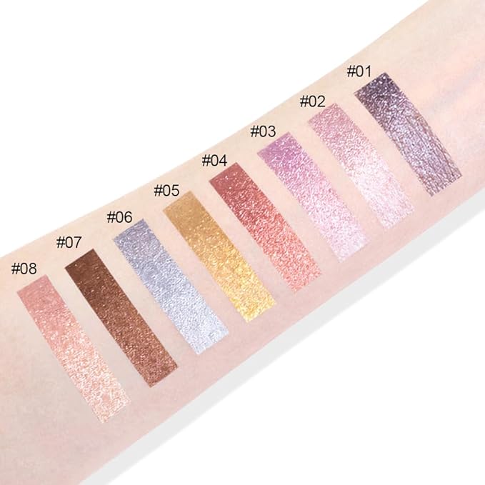 Gold Mousse Shimmer Monochrome Eyeshadow, Neutral Matte Cream Monochrome Eye Shadow Pallette, Long-Lasting Waterproof Blendable sombras para ojos, Mini Eyeshadow(05#, Pack of 1)