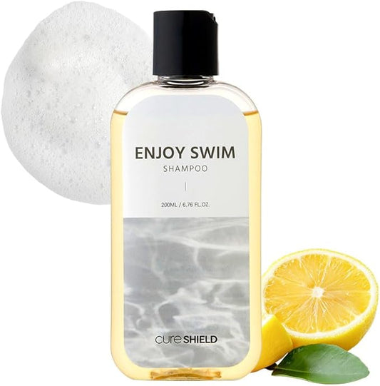 Enjoy Swim Chlorine Removal & Hard Water Treatment Moisturizing Body Wash, Hydrates & Restores Skin, 6.78 Ounce, 200ml (Sun Zest)
