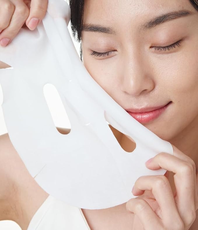 Ceutisome CC Mask – Cooling & Hydrating Sheet Mask with Xylitol, Witch Hazel & Fermented Botanical Extracts, Soothes Heated Skin, Controls Sebum, Non-Irritating Formula(6 Sheets/1 Box)