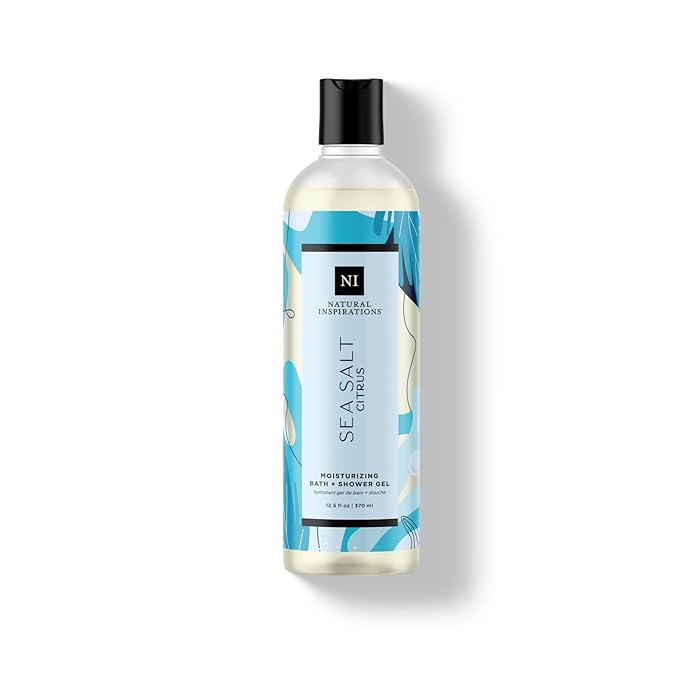 Natural Inspirations Sea Salt Citrus Moisturizing Bath & Shower Gel 12.5oz