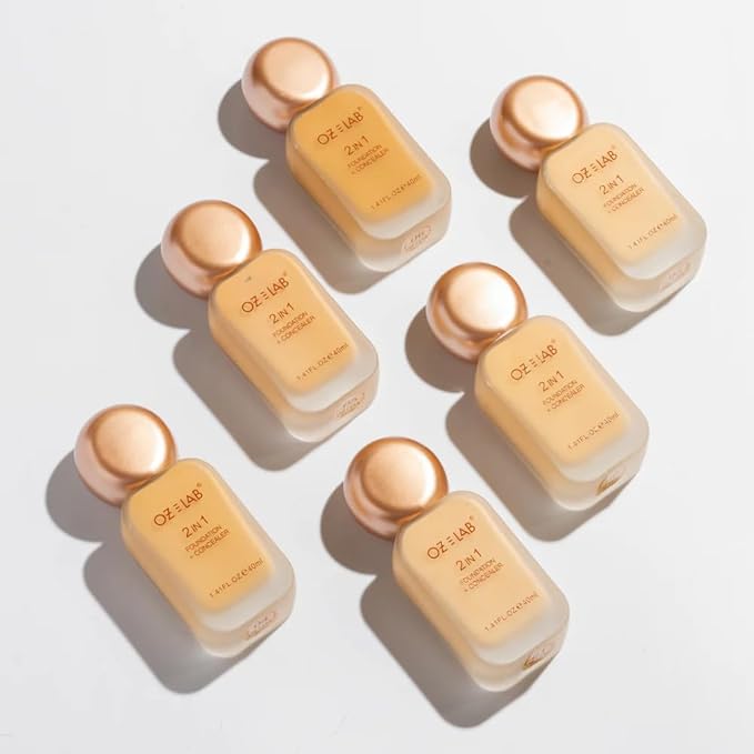 Beauty Gotchu Covered 2-in-1 Flawless Liquid Foundation Concealer GC-04 Honey Glow Vegan Cruelty-Free Long-Lasting, 1.41 FL. OZ/ 40 ML, pack of 1