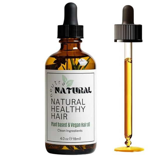 Scalp Oil, Hair serum,Botanical Blend Rosemary Hair Growth Oil with Castor Oil and Vitamin E for Thicker-Looking Hair, Plant-Based, Vegan