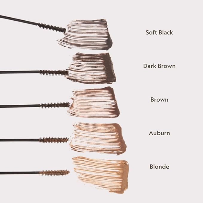 YENSA Brows On Brows Super Defining Tinted Eyebrow Gel - Long-Wear Shaping Eye Brow Gel with Superfoods for Color & Thickness - Combs, Shapes & Locks Eyebrows into Place - Dark Brown (0.17 oz)