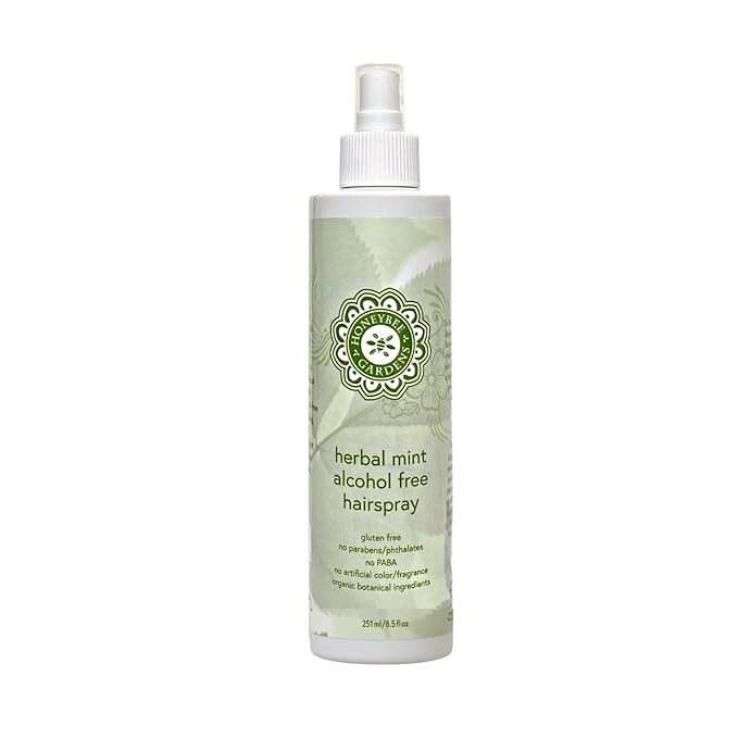 Honeybee Gardens Herbal Mint Alcohol Free Hair Spray