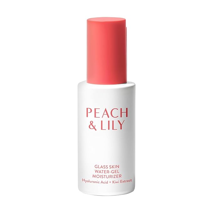 Peach & Lily - Glass Skin Water-Gel Moisturizer (1.69 ounces) - Hyaluronic Acid - Face Moisturizer - Lightweight & Oil Free - Chamomile, Kiwi, & Peach - Self Care - Vegan, Cruelty Free - Korean Beauty