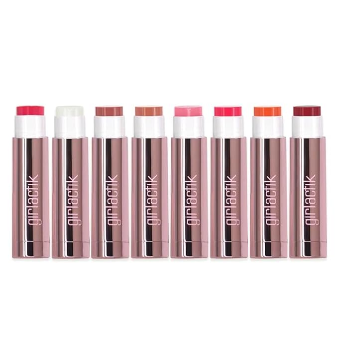 Girlactik Jello Gloss Balm – Hydrating Lip Gloss with Natural Shine, Pink Lemonade Scent, Moisturizing, and Smooth, Perfect for Everyday Lip Care with a Glossy Finish, 0.15 oz (Rosie)