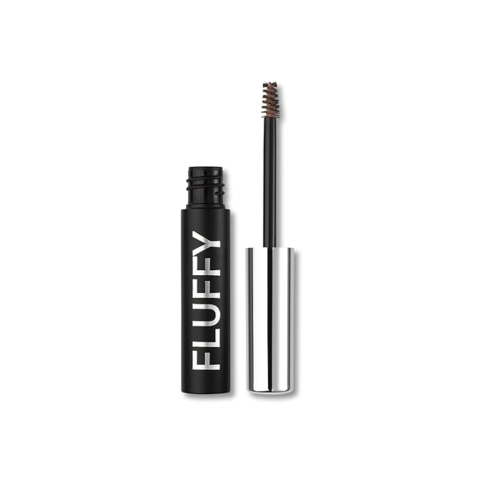 WUNDERBROW Fluffy Brow Wax, Vegan and Cruelty-Free Eyebrow Wax With a Waterproof Long Lasting Hold, Enriched with Jojoba and Argan Oil (Black/Brown)