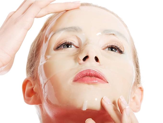 Clinical Resolution CRL Peptide Aqua Gel Mask 5 Pack Instant Hydration, Soothing & Cooling, Helps Comfort Skin After Professional Treatments, for a Refreshed, Healthy-Looking Complexion