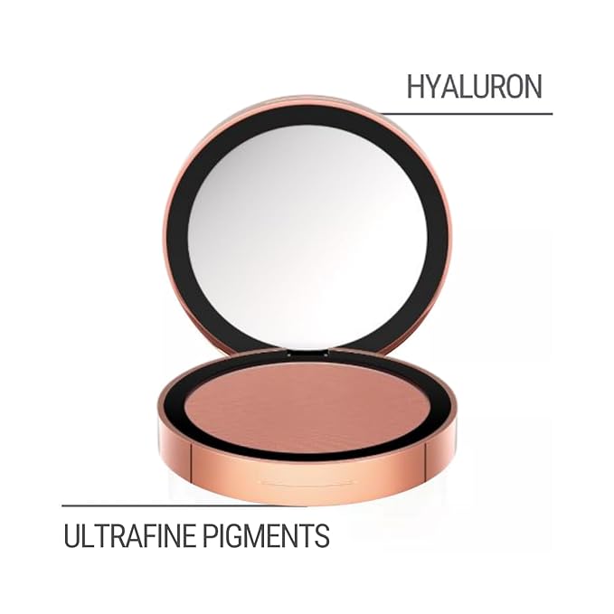 M. Asam Magic Finish Satin Blush Desert Bloom - Make-Up Powder Blush For A Fresh & Radiant Look With Hyaluronic Acid & Ultra-Fine Color Pigments For Fuller Looking Cheeks (0.14 Oz)