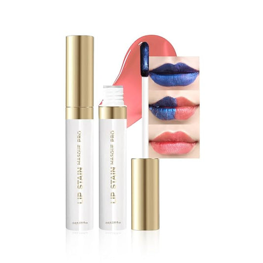 Matte Lip Stain Wipe Off Masque - Peel Off Lip Stain Tattoo, All Day Peel Off Lip Tint,Long Lasting Lip Mask,Waterproof Transfer-proof Lip Liner Peel Off Lip Gloss,Stay Lip Makeup 01#