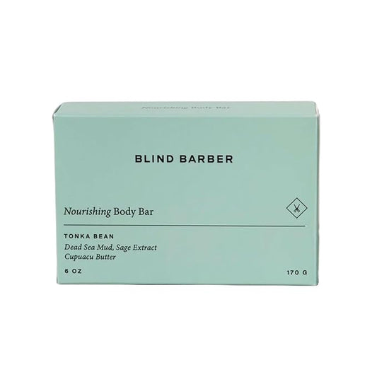 Blind Barber Nourishing Bar Soap for Men - Hydrating Body Bar Soap - Moisturizing Body Wash That Gently Cleanses & Leaves Skin Moisturized (6 Ounce)