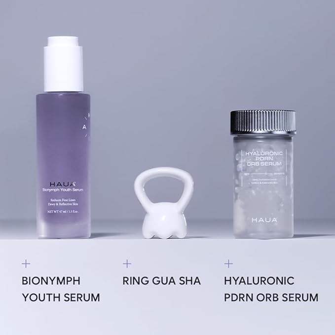 HAUA Hyaluronic PDRN 30,000 ppm Orb Serum, Salmon DNA PDRN, Korean Skincare, Anti-Aging, Skin Repair, Firming, Deep Hydration, Radiance Booster, Wrinkle Care, Stocking Stuffers | 1.58 oz