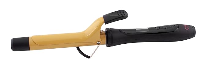 CHI Texture Tourmaline Ceramic Curling Iron, Hair Curler For Smooth & Shiny Curls, Adjustable Temperature & Automatic Shut-Off, 1" Barrel