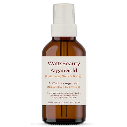 ArganGold 100% Pure Argan Oil - Ultra Moisturizer for Face, Body and Hair - 4 oz.
