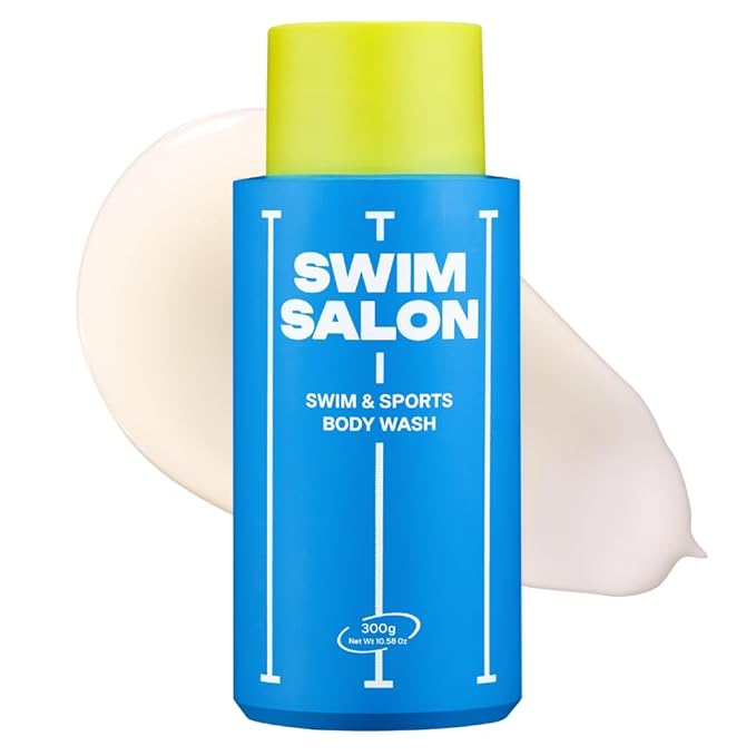 Chlorine-Removing Body Wash for Swimmers | Vitamin C | Hydrating & Refreshing | Sulfate-Free, Silicone-Free, Paraben-Free (10.58 oz / 300g, Pack of 1)