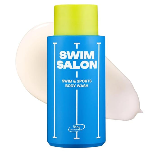 Chlorine-Removing Body Wash for Swimmers | Vitamin C | Hydrating & Refreshing | Sulfate-Free, Silicone-Free, Paraben-Free (10.58 oz / 300g, Pack of 1)