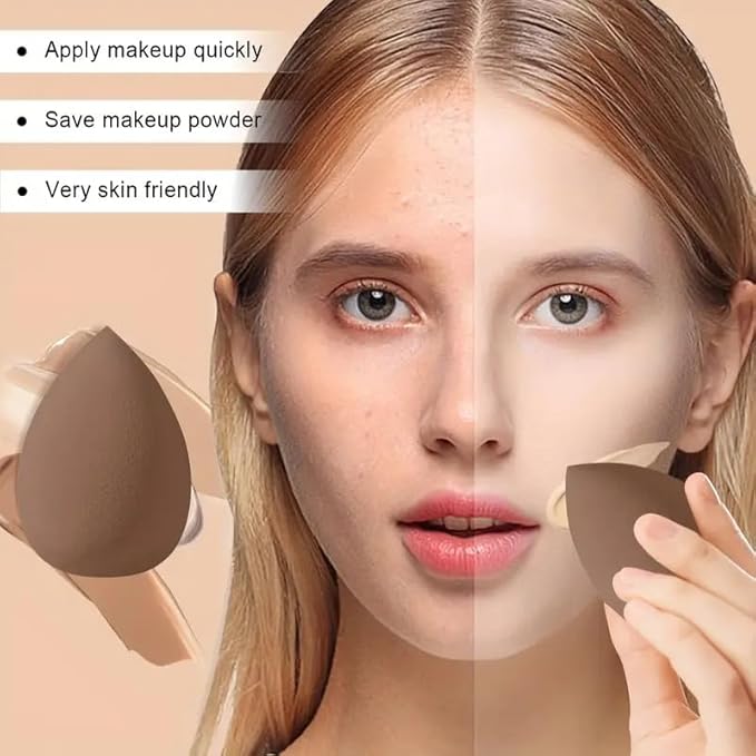 Brown Makeup Brushes Set Professional 47Pcs Premium Synthetic for Foundation Concealer Blush Eyeshadow Powder Contour Makeup Brush Kit Face Eye Make up Brushes & Tools