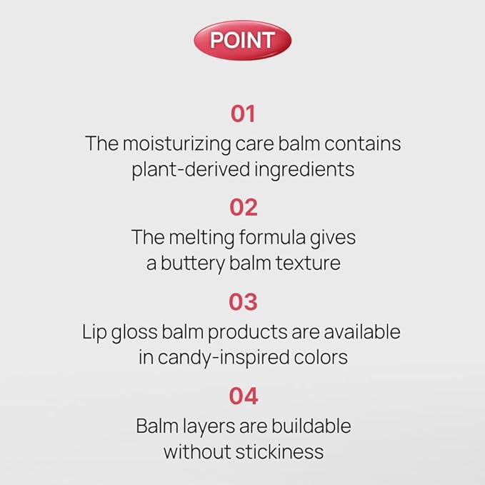 YNM Candy Gloss Balm 3g (09 MAUVE ROSY, 3g) (+9 colors) K-beauty, Tinted, Color Lipstick Balm, Glossy, Moisture, korean, Jello lips, Non-Sticky and Long-lasting