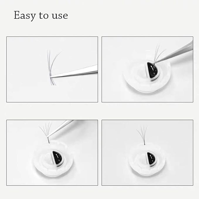 400 Pcs Eyelashes Extension Volume Lashes Fan Blossom Cups,Quick Blossom Cup,Glue Holder and Lash Organizer Tool,for Eyelash Grafting, Nail Art, Quick Volume Lash