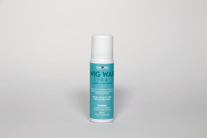 TressTech Dry Spray Wig Wax, Add Volume in Wigs, All types of Hair, (Travel Size 1.9 Oz.)