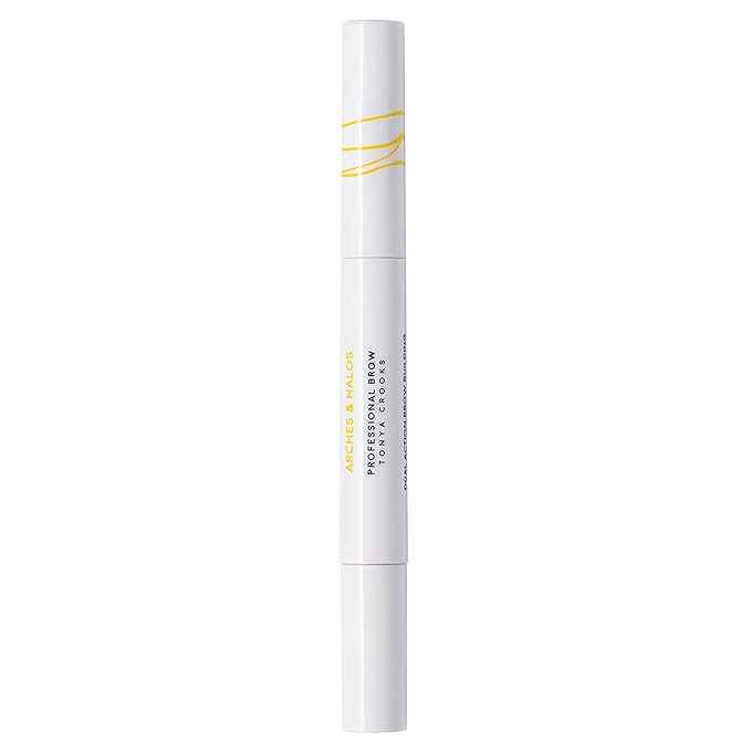 Arches & Halos Brow Building and Conditioning Primer - Coat Brows with Precise Application - Enhance, Moisturize and Nourish - Vegan and Cruelty Free - 0.033 fl oz