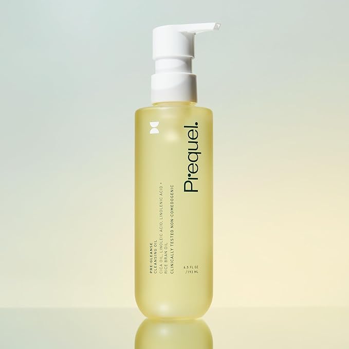 Skin Pre-Gleanse Oil Cleanser for Face. Double Cleansing Oil Skincare for Women with Cica and more. Non-Comedogenic Makeup Remover. Unscented Gentle Formula For All Skin Types. 6.5oz