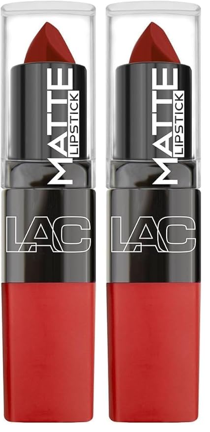 L.A. COLORS Matte Lipstick, Starlet CML470 (Pack of 2)