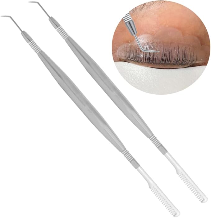 Lash Lift Tool Stainless Steel Lash Pick For Lash Lift Isolator Tool Eye Lash Lift Tools Kit Metal Lash Comb For Eyelash Accessories With Eyelashes Lifting Tools For Paint Eyelashes Lash Separation