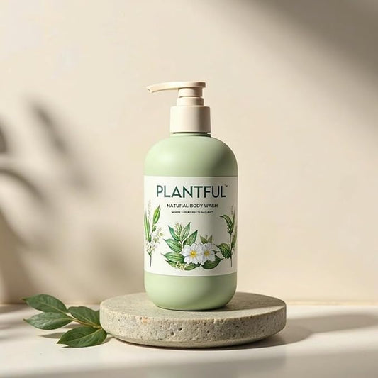 Natural Body Wash, Hinoki, Jasmine, Vetiver, Plant Oil Extracts, Hydrating with Vitamin B3 & Hyaluronic Acid, Paraben Free, Sulfate Free, Cruelty Free, Eco-Friendly, All Skin Types