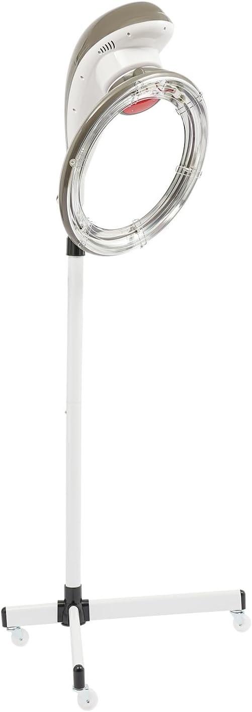 Stand Hair Dryer, Gray 360° Rotating Hair Color Processor 950W, Professional Salon Drying Perming Machine, Hair Dyeing, Oil Treatment, Hair Drying, Heating, Perm Styling for Salon SPA (Gray)