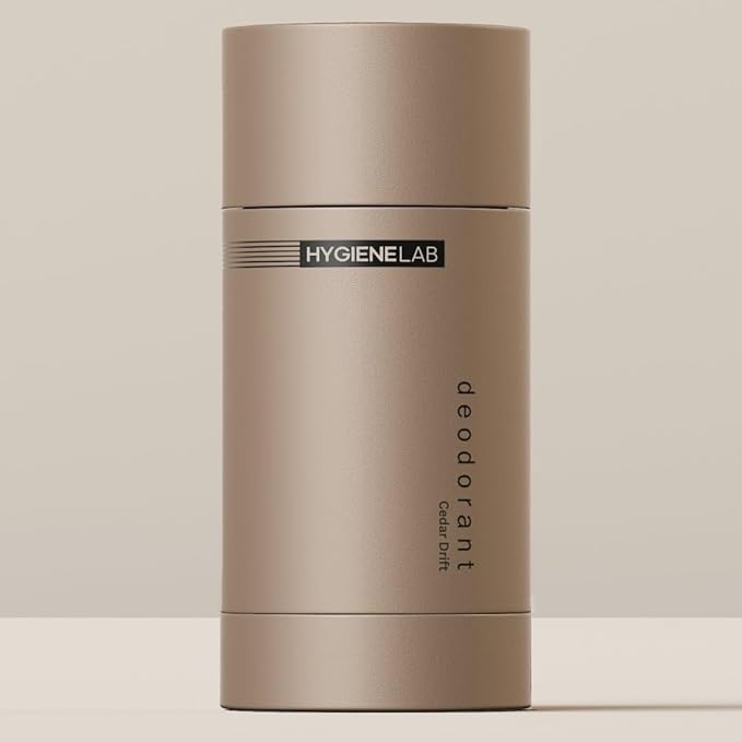 HygieneLab Men's Deodorant-Aluminum-Free, EWG Verified, Non-Toxic, Powered by Essential Oils, Non-Toxic Odor Protection for Sensitive Skin, Cedar Drift Scent