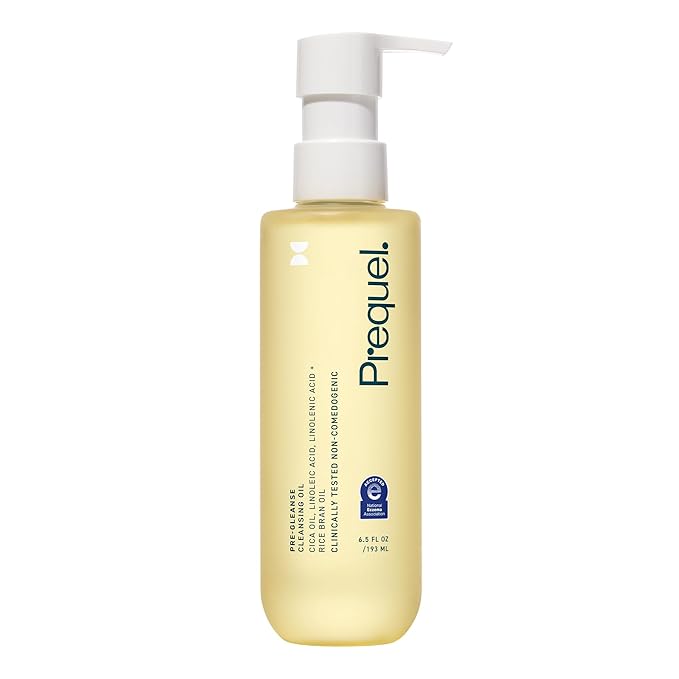 Skin Pre-Gleanse Oil Cleanser for Face. Double Cleansing Oil Skincare for Women with Cica and more. Non-Comedogenic Makeup Remover. Unscented Gentle Formula For All Skin Types. 6.5oz