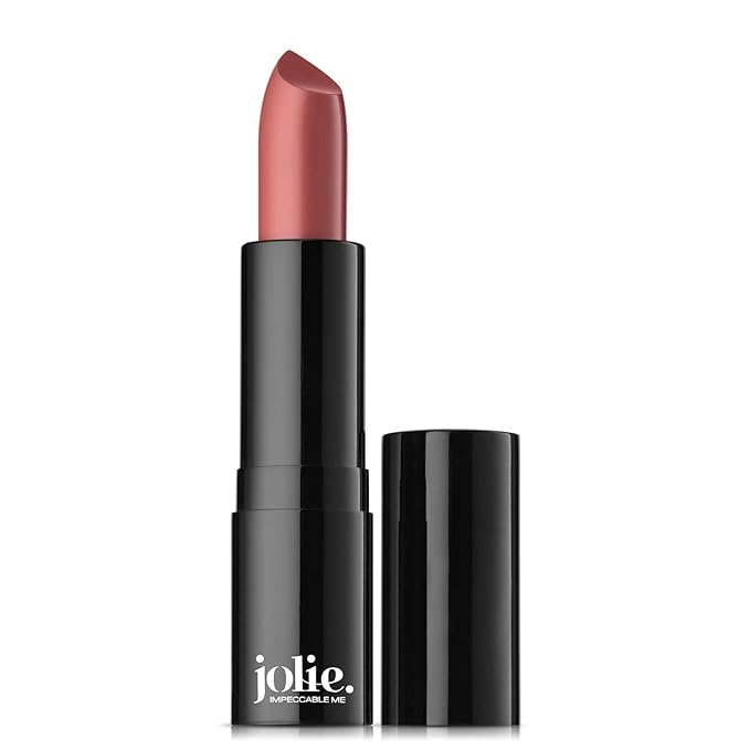 Jolie Luxury Matte Lipstick - Hydrating Creamy Formula, Paraben Free (Nicole)