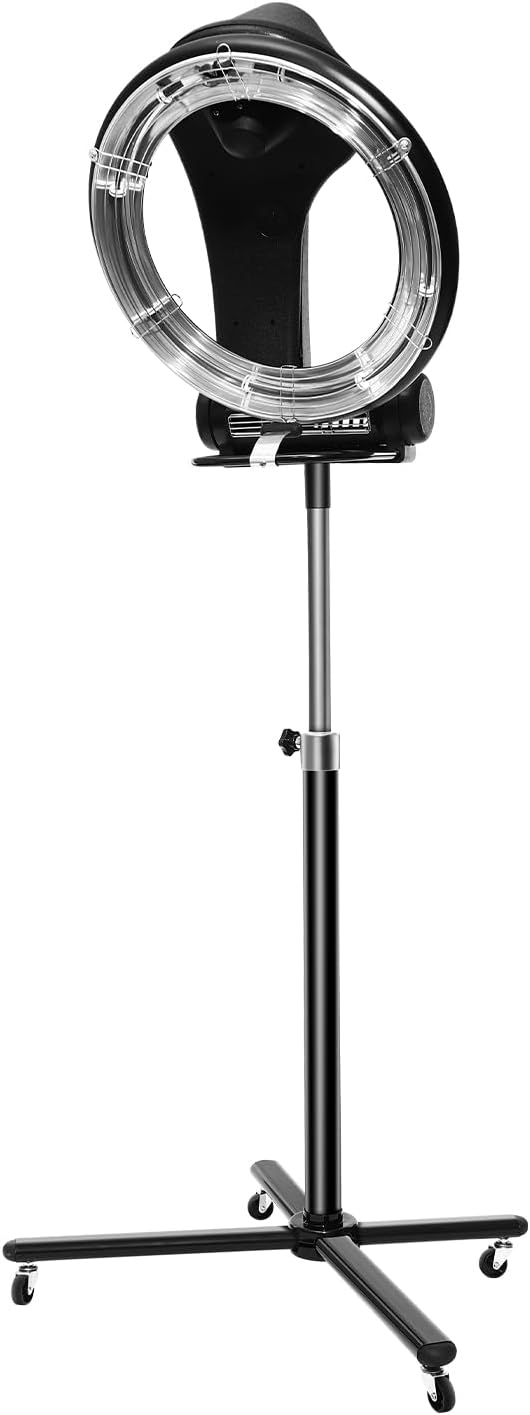 Bepritm 3-in-1 Hair Dryer, Freestanding Orbiting Infrared Hair Dryer/Steamer with Wheels & Digital Screen, Professional Color Processor Salon Hairs Dryer for Beauty Salon Home (950W)