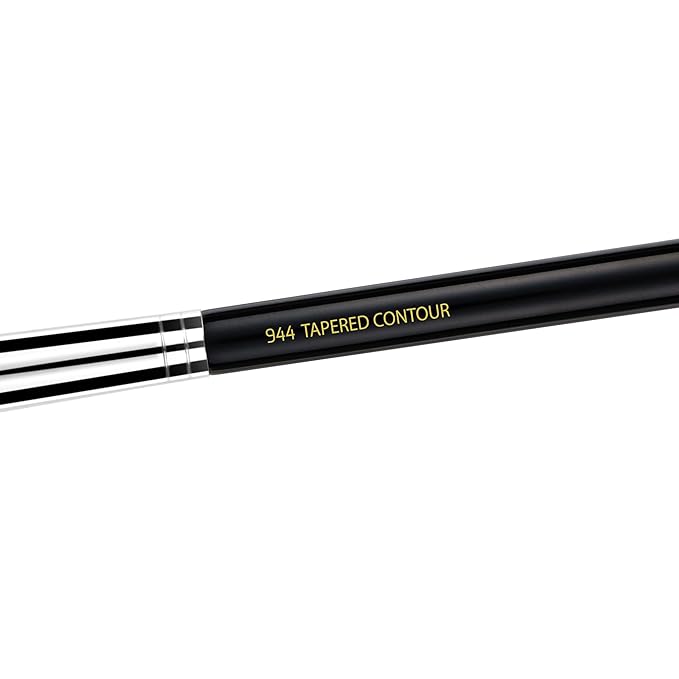 Bdellium Tools Professional Makeup Brush - Maestro Series 944 Tapered Contour - With Mix of Soft Synthetic & Natural Fibers, For Adding Dimension (Black, 1pc)