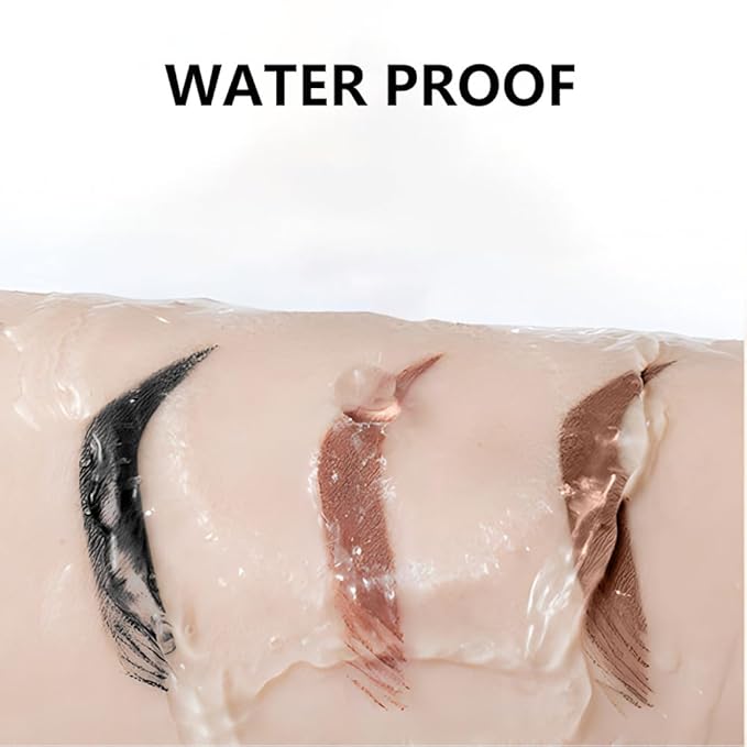 Brow Powder Kit,Long-Lasting Waterproof Two Colors Brow Filler Get Full Defined Natural Brows,Eye Brow Contour Palette with Double-ended Eyebrow Brush,sombra para cejas (MAY-03)
