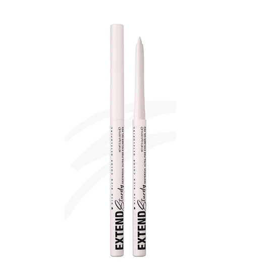 White Pencil Eyeliner Waterproof Retractable Cream White Gel Eyeliner Smudge-proof Hypoallergenic (01#)