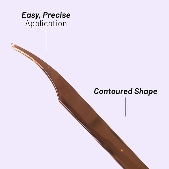 Lilac St. Lash Applicator for Faux Eyelash Clusters - Custom made for Precision Lash Placement - Use for Lash Extension Wisps and False Lashes