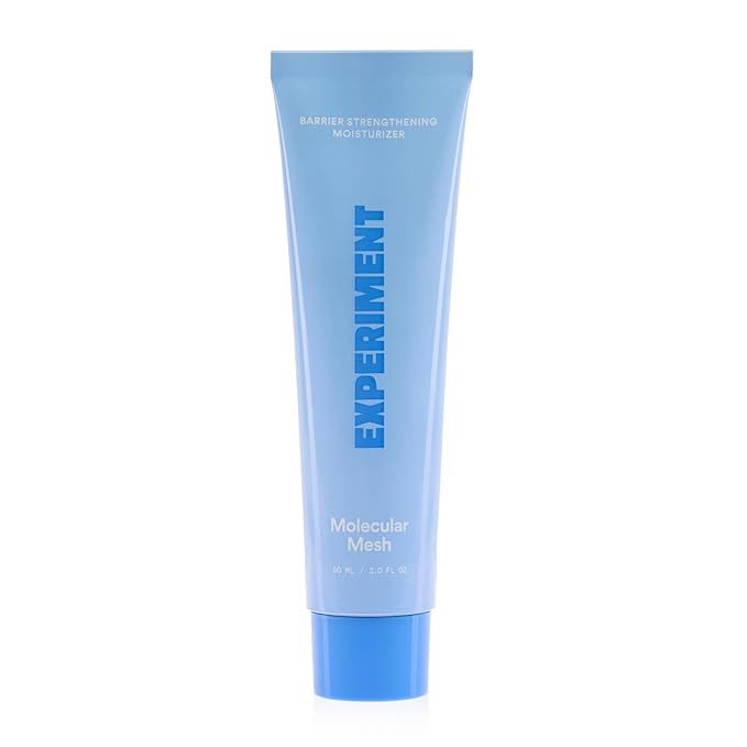 Experiment Molecular Mesh Barrier Repair Face Moisturizer - Soothing Lightweight Face Cream for Strength, Redness, & Irritation - Ectoin, Phytosphingosine, Centella 2 FL OZ - Vegan for Sensitive Skin