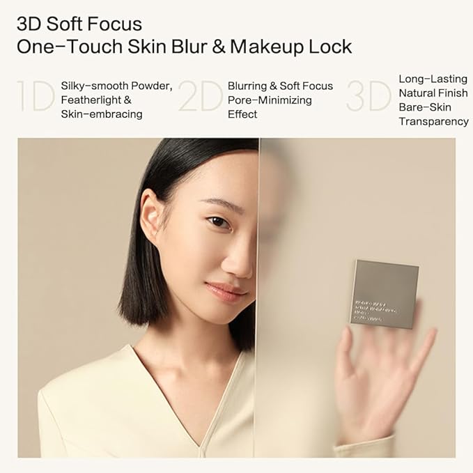 Funny Elves Pressed Powder Makeup Face Long Lasting Photosensitive Concealer Asian Skincare Cosmetics Smooth (NU00) 1 Count