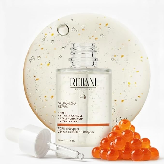 PDRN Salmon DNA Serum – Anti-Aging Face Serum with Hyaluronic Acid, Tripeptide & Vitamins (10,000ppm) – Hydrating Facial Serum for Blemishes, Collagen Boost & Fine Lines – Korean Skincare – 1 Fl Oz