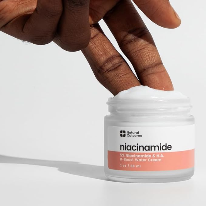 Niacinamide Moisturizer – Oil-Free Non-Comedogenic Face Moisturizer with Niacinamide, Lightweight Hydrating Cream for All Skin Types, Vegan, Organic, and Cruelty-Free Skincare
