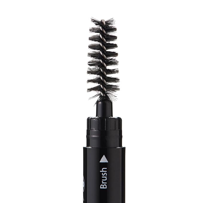Arches & Halos Angled Brow Shading Pencil - Double Sided Eyebrow Filler and Spoolie - Angled Brush Design for Precise Shaping and Styling - Buildable, Easy Blend Pigment - Espresso - 0.012 oz