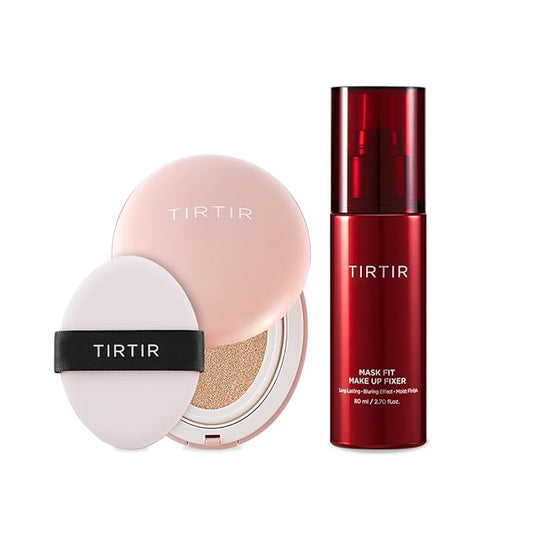 TIRTIR Pink Cushion Foundation 23N & Red Fixer