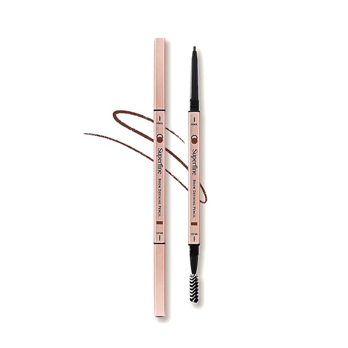 Beauty Superfine Micro Brow Pencil – 1.5mm Ultra-Fine Tip, Waterproof, Vegan Formula, 6 Shades – Long-Lasting Natural Eyebrow Pencil (04 - Chocolate Brown, 0.08G/0.002 FL.OZ（pack of 1）)