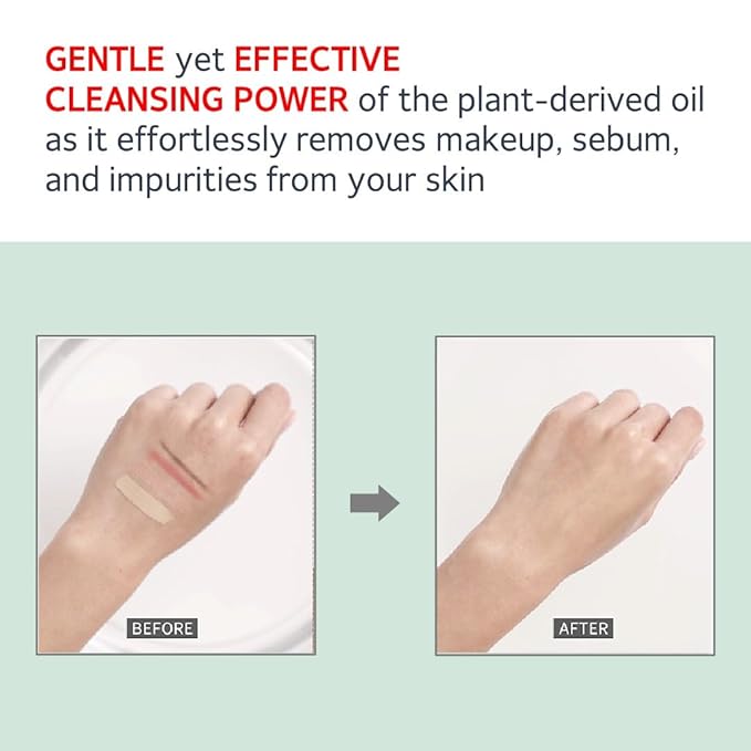 MAKE P:REM Safe Me. Relief Moisture Cleansing Oil, Deep Pore Cleansing Makeup Remover for Oily Skin, All Skin Types, Gentle Blackhead Remover, Korean Skin Care, 7.1 fl.oz. (210ml)