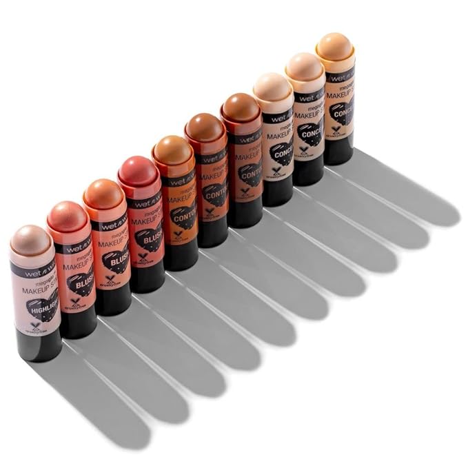 wet n wild MegaGlo Makeup Stick, Buildable Color, Versatile Use, Cruelty-Free & Vegan - Floral Majority