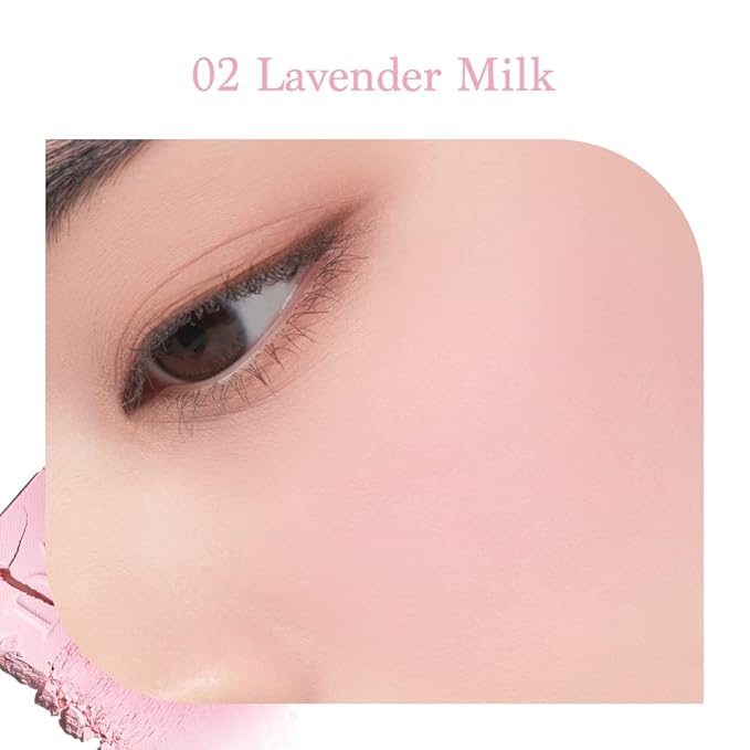 Dasique Blending Mood Cheek #02 Cool Blending l Cruelty-Free l 4 Blendable Shades in Lightweight, Long-lasting, Smooth Powder