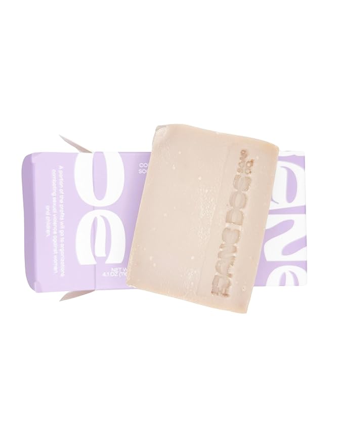 Natural Handmade Cold Process Bar Soap - Made with Olive oil, Coconut oil, Castor, Shea Butter, and French Clay-Plant Based, Non-drying, Moisturizing, Hand/Body Soap! 1 Bar (Iraibi Lavender Cashmere)